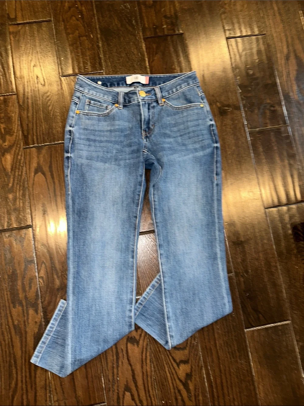 CAbi harlow Blue Denim Jeans size 00